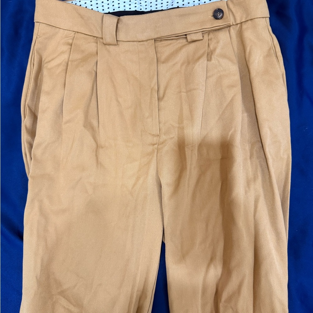Women’s  Tan Pleated Pants-NWT